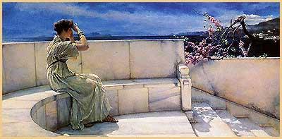 'Expectations' by Sir Laurence Alma-Tadema'